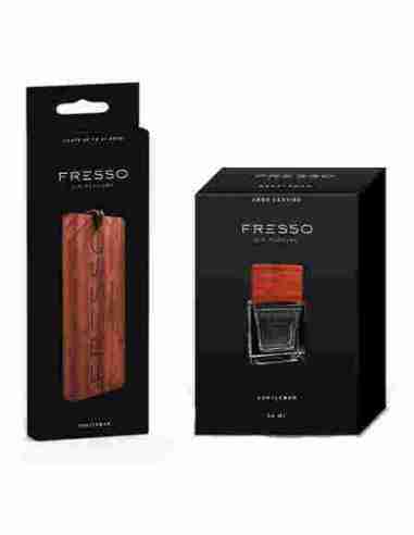 FRESSO Air Perfume, Holzanhänger & Flasche, Raum-, Lufterfrischer, der Autoduft